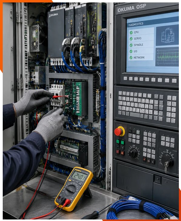 Ремонт систем ЧПУ Okuma OSP в Брянске